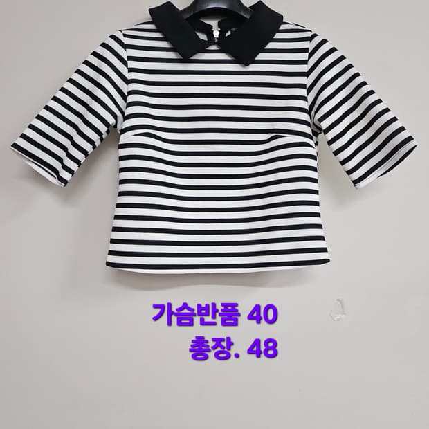 자라 크롭 셔츠