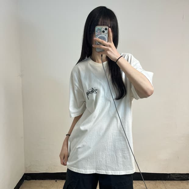 Stüssy flower print t-shirt