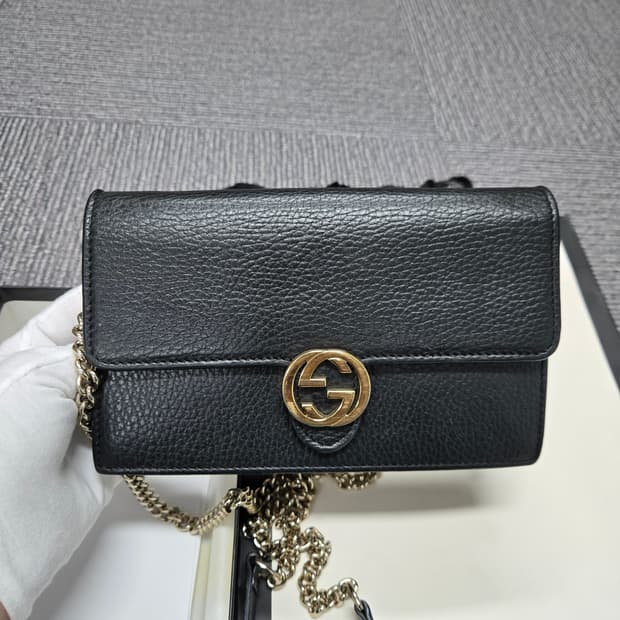 [특가][정품] 구찌 인터로킹 GG 숄더백