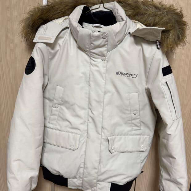 디스커버리 RDS다운 숏패딩 95