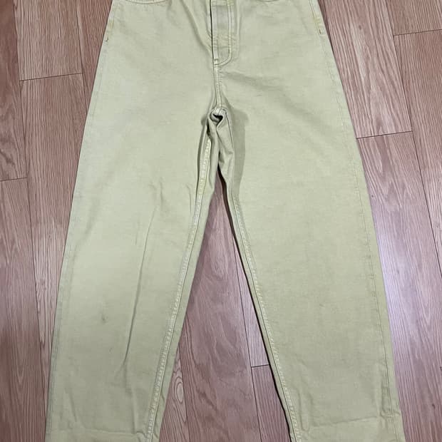 코스 테이퍼드 컬러다잉 진