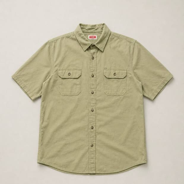 Wrangler 랭글러 카키 워크 셔츠