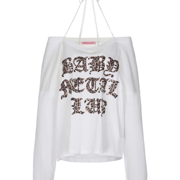 베이비메탈클럽 레오파드 로고 스트링티