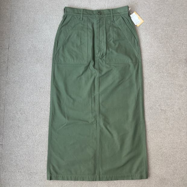 나이젤 카본 우먼 카키 맥시 스커트 6사이즈