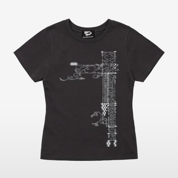 웰빙익스프레스 반팔 차콜 Hybrid Tattoo Tee Charcoal