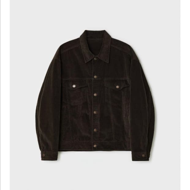 [새상품급] 벨리에 코듀로이 트러커 자켓 브라운 105
