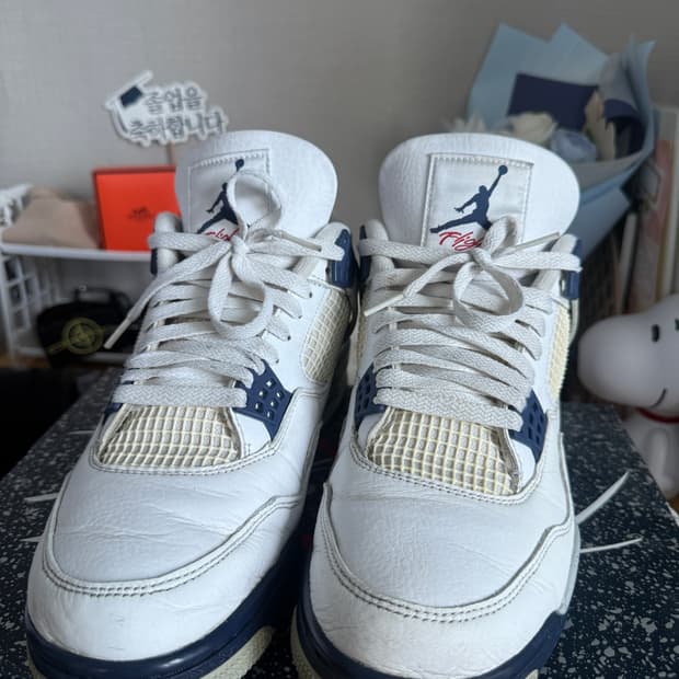 조던4 레트로 화이트 시멘트 270 