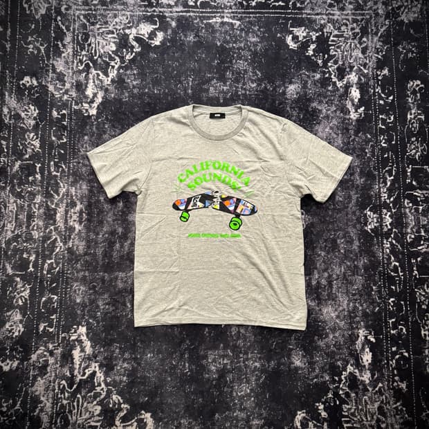 Y2K Neon Skate Print Tee
