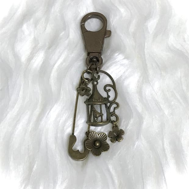 빈티지 엔틱 모리걸 키링