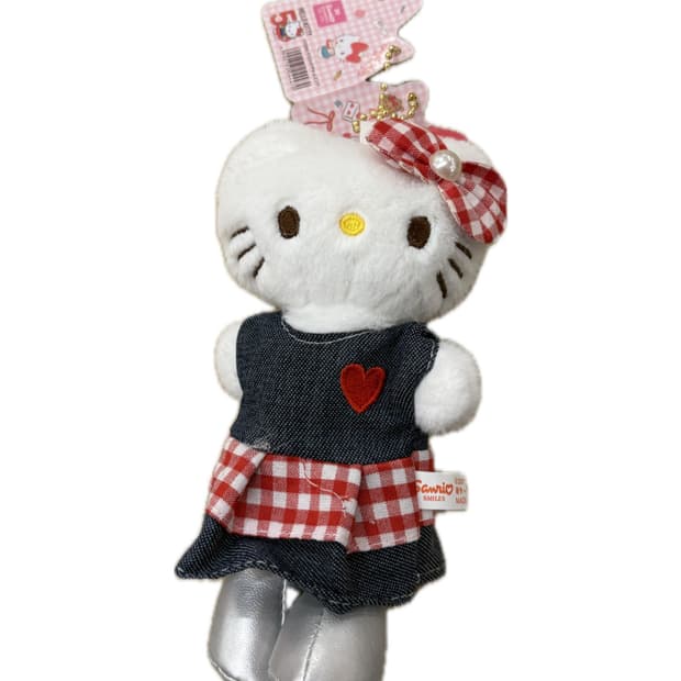 헬로키티 산리오 일본 정품 롱키티 데님키티