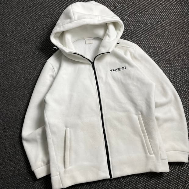 디스커버리 익스페디션 화이트 플리스 자켓y 4679