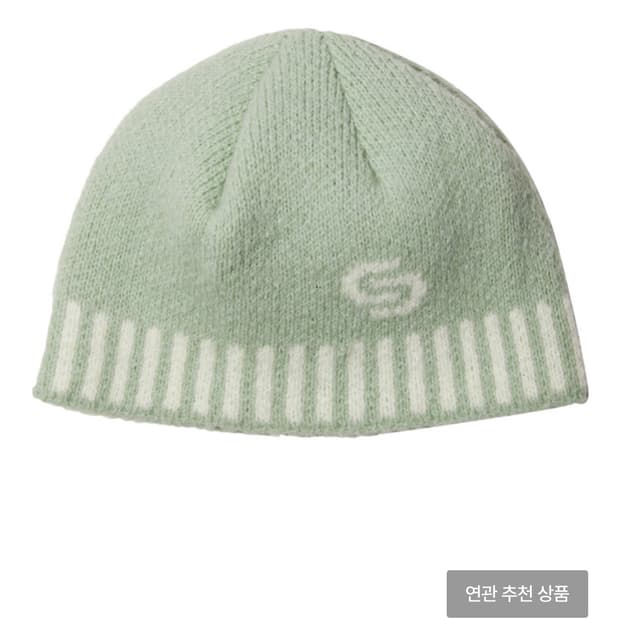세릭 비니 LOGO KNITTING BEANIE / MINT