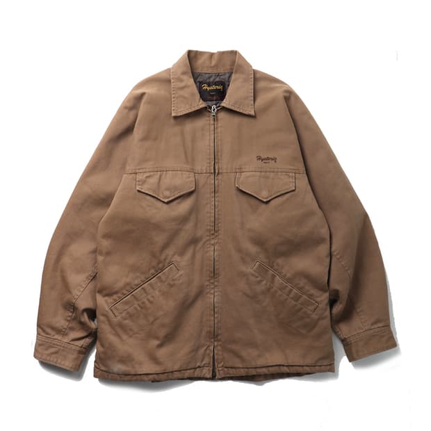 HYSTERIC GLAMOUR Quilted Zip Work Jacket