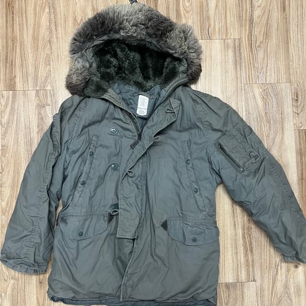 미군 오리지널 밀리터리 N3B 콜드 파카