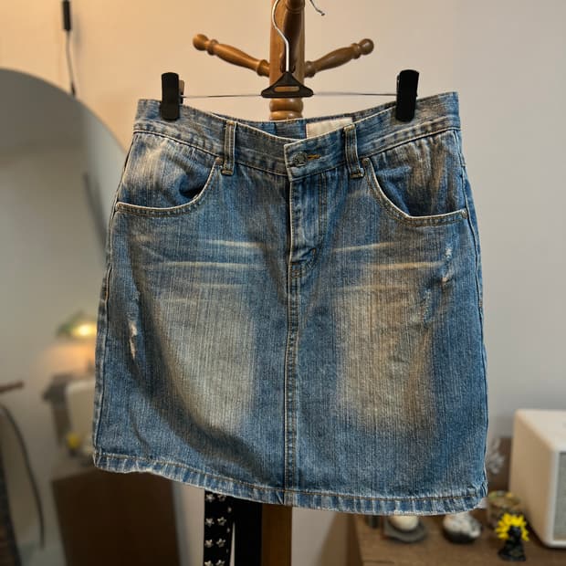 켈빈클라인 데님스커트