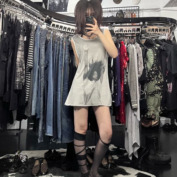 디젤 프린팅 원피스