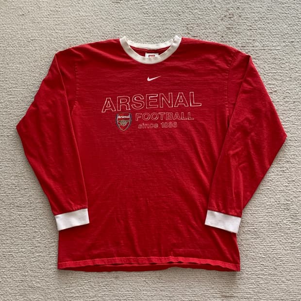 2000s 나이키 아스날 롱슬리브 티셔츠