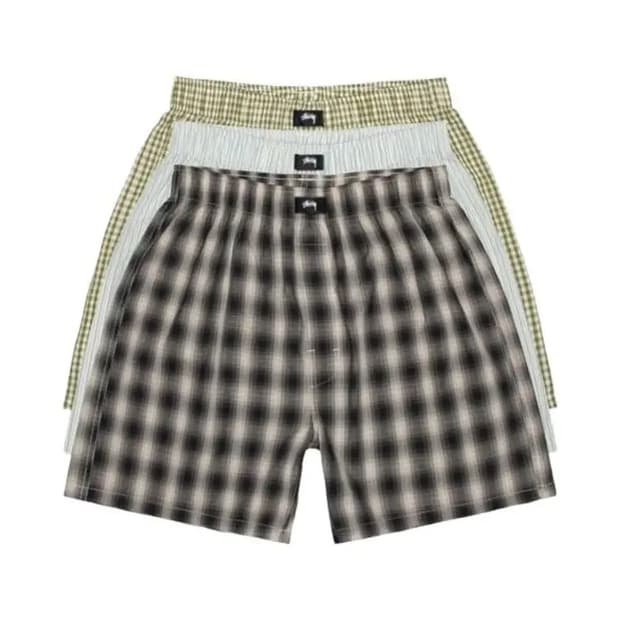 스투시 박서 쇼츠 멀티  3pack