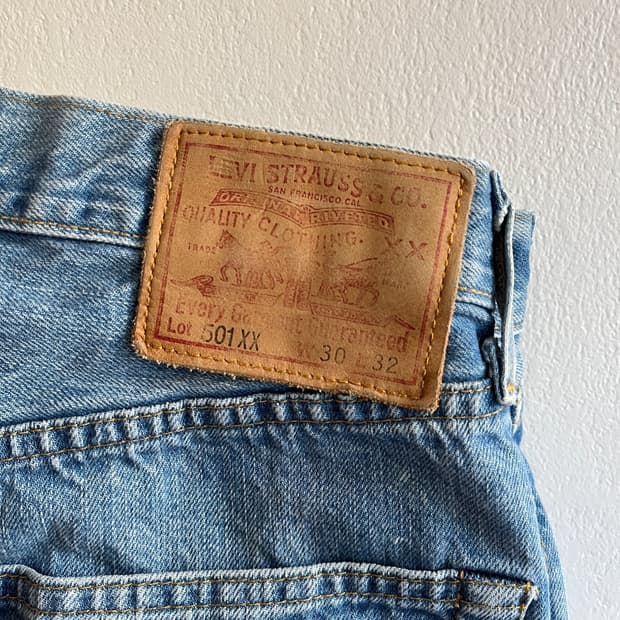 LVC 501xx washed Denim