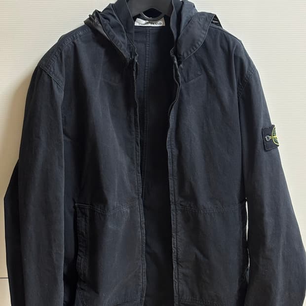 스톤아일랜드 코튼 코듀라 후드 자켓 100