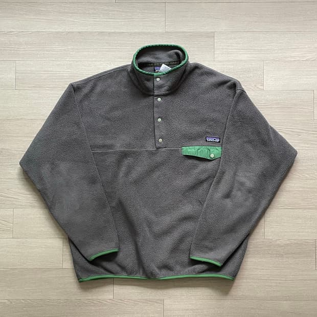 파타고니아 신칠라 그레이 그린 rare patagonia 빈티지