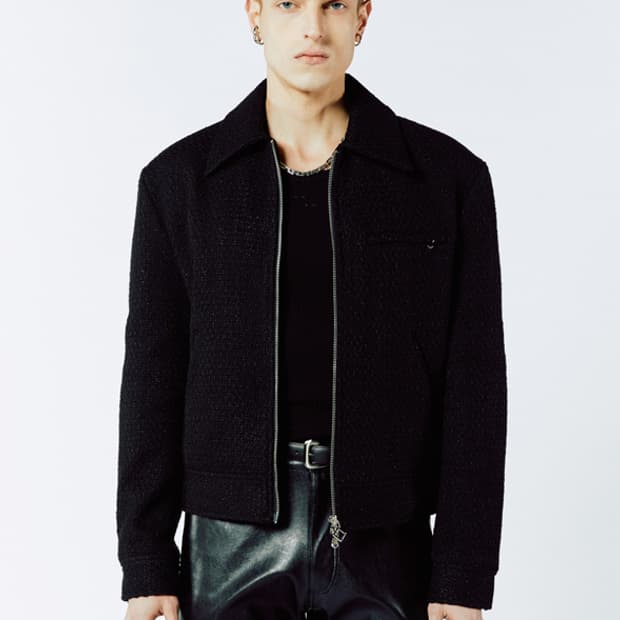 세비지 savage 트위드 워크 자켓 L