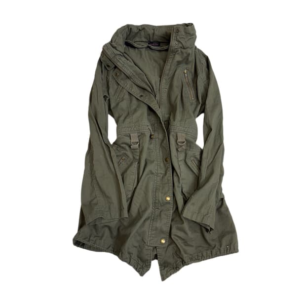 Jpn y2k 롱야상자켓