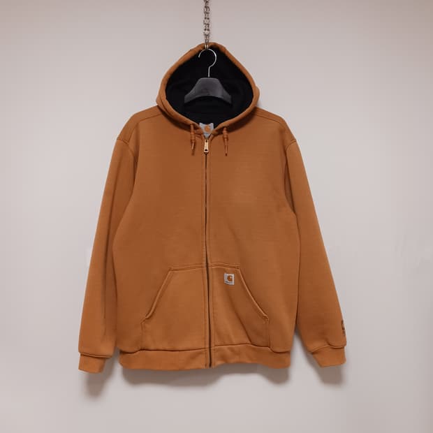 칼하트 레인디펜더 된장 집업후드