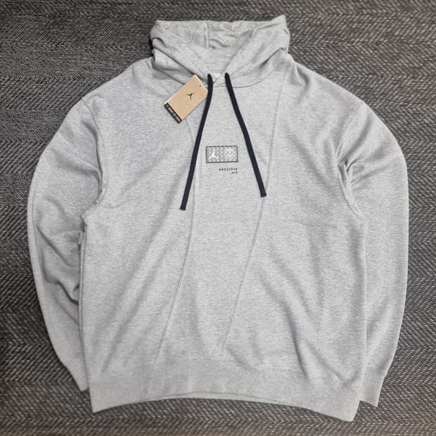 나이키 조던 파리생제르망 후드티 그레이