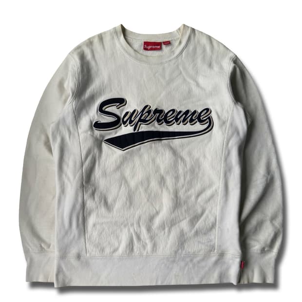 슈프림 16F/W 브러쉬 스크립트 크루넥