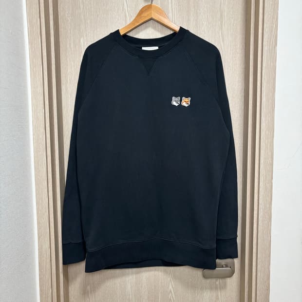 메종키츠네 신형 더블폭스 맨투맨XL/안트라사이트