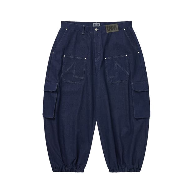 UNWASHED-02 Denim Work Pants