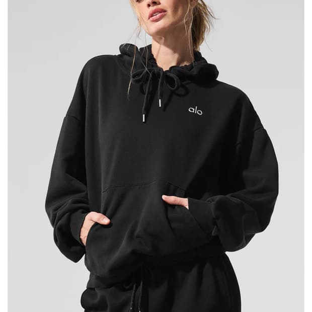 Alo hoodie accolade black 