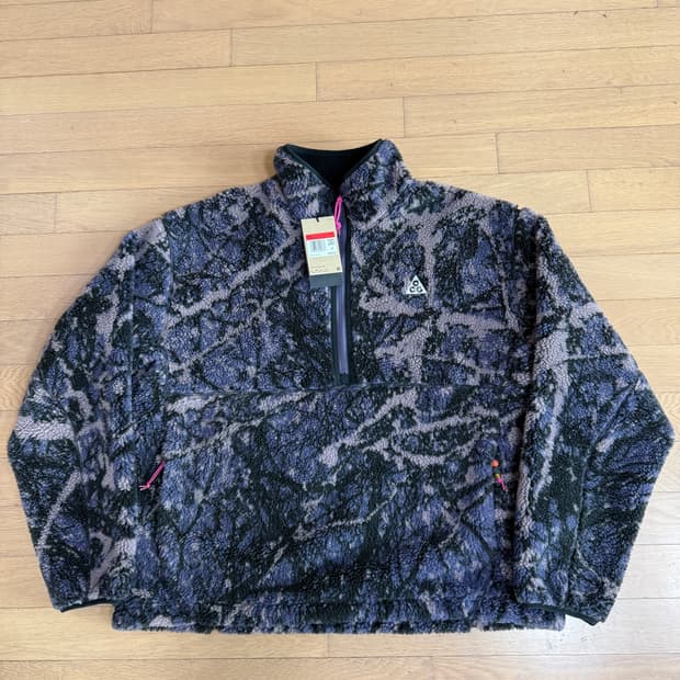 [L] 나이키 acg 캔웰 글레이셔 써마핏 adv 하프 집 탑