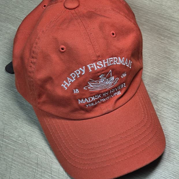 아웃스탠딩 볼캡 오렌지