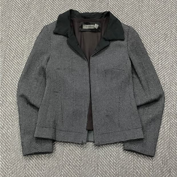 SPORTMAX 트위드 오픈 자켓 v5047