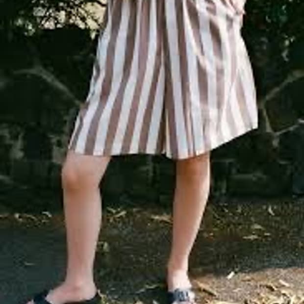 Baserange stave shorts brown s사이즈