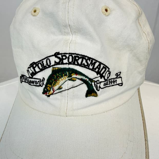 Polo]90s 폴로 랄프로렌 스포츠맨 피쉬 볼캡 OS