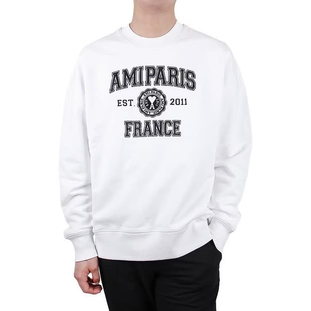 (L) 아미 레터링 맨투맨