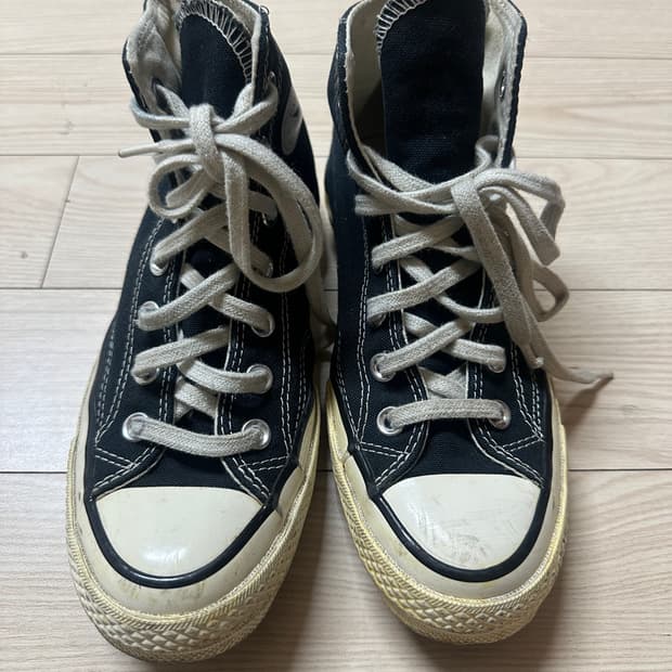 컨버스 척테일러 70 올스타 블랙 하이 스니커즈