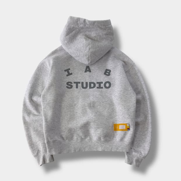 아이앱스튜디오 라이트 그레이 스웻 후드