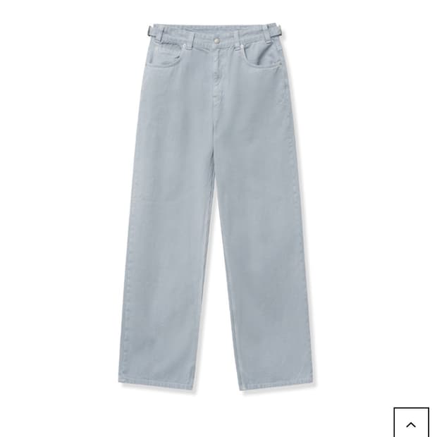 노운 wide denim pants (blue grey)