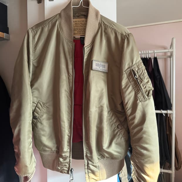 알파인더스트리 MA-1 카키 S