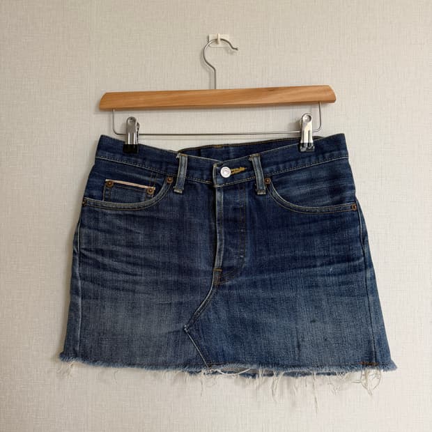 리바이스 Lot 501XX 메이드인 USA 데님치마