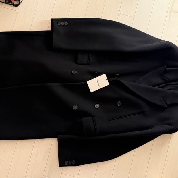 토니웩 커브 세미 오버사이즈 더블 포켓 코트