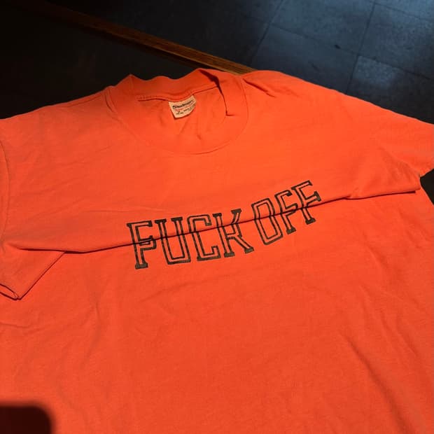 90s USA FUCK 빈티지 패러디 티셔츠
