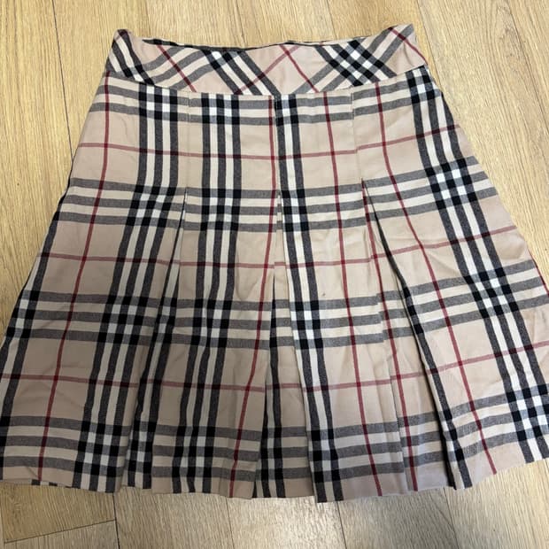 버버리 정품 00s 체크 테니스스커트 25