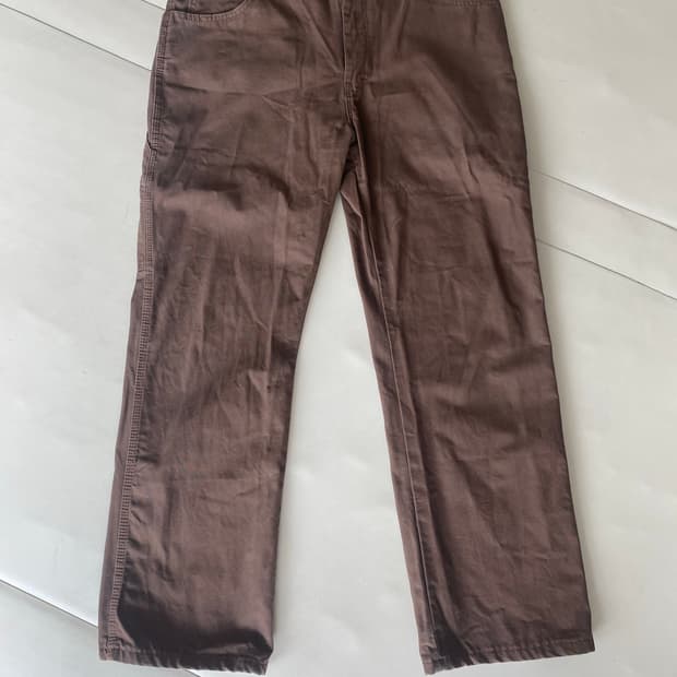 디키즈 빈티지 다크 브라운 카펜터 팬츠 34x30