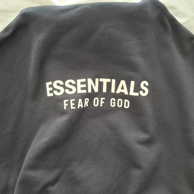 피오갓 에센셜 후드 블랙 xl사이즈