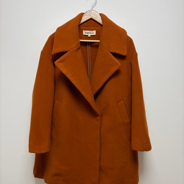 엔폴드 ENFOLD 오버사이즈 울 코트
